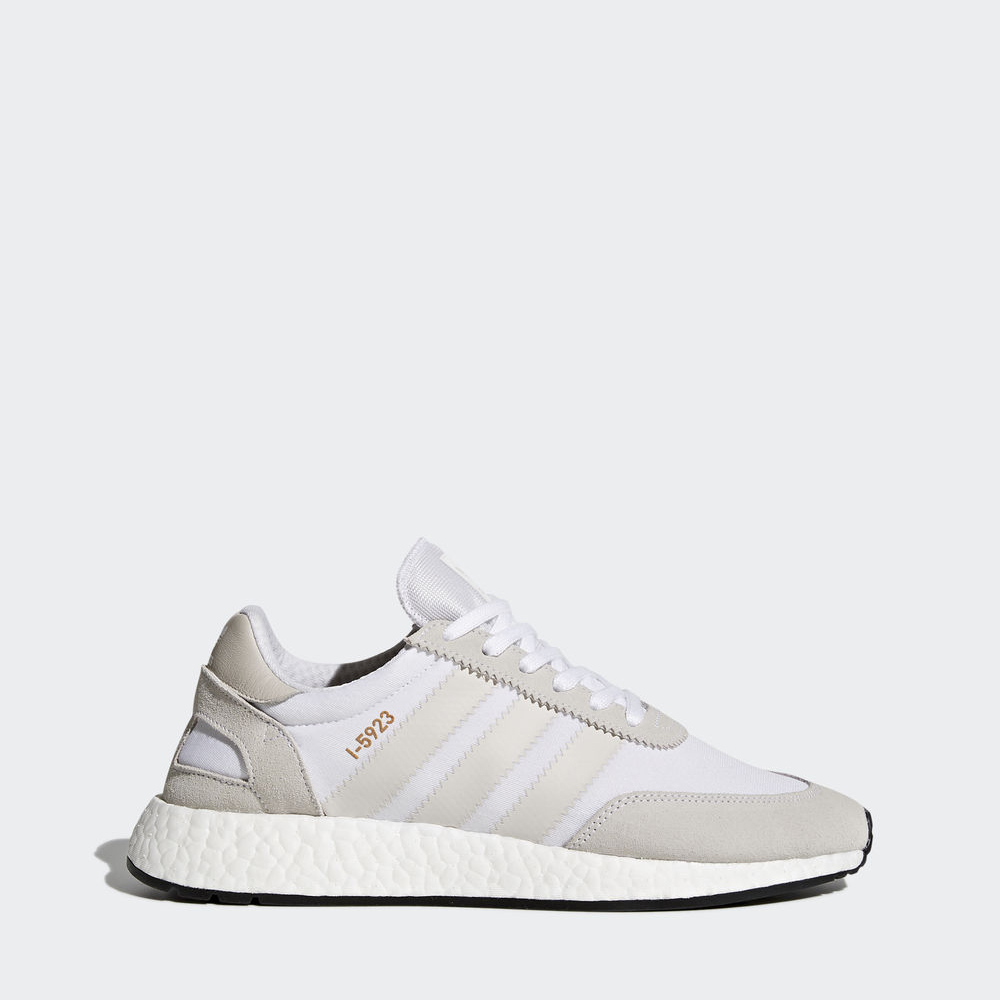 Adidas I-5923 - Originals γυναικεια - Ασπρα/Γκρι/Μαυρα,Μέγεθος: EU 36 – 54 2/3 (340ZKXWH)